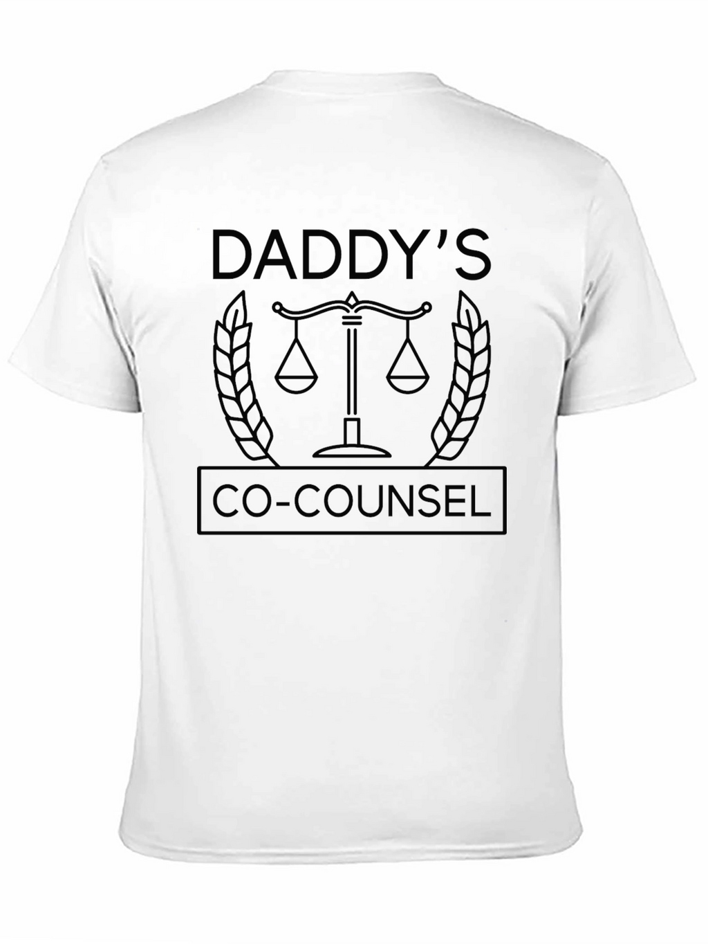Daddys Co-Counsel T-Shirt - Law Father Humor