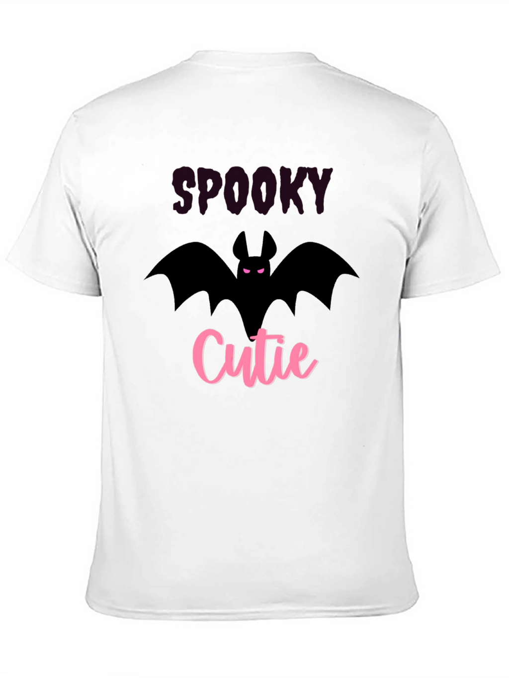 Spooky Cutie Black T-Shirt - Halloween Bat Tee