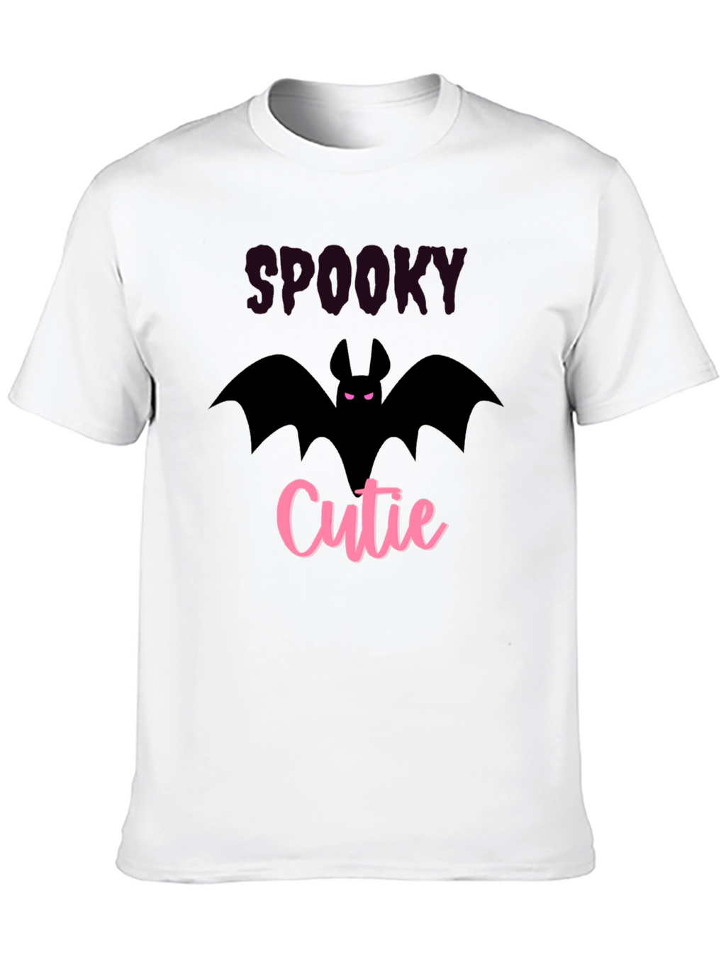 Spooky Cutie Black T-Shirt - Halloween Bat Tee