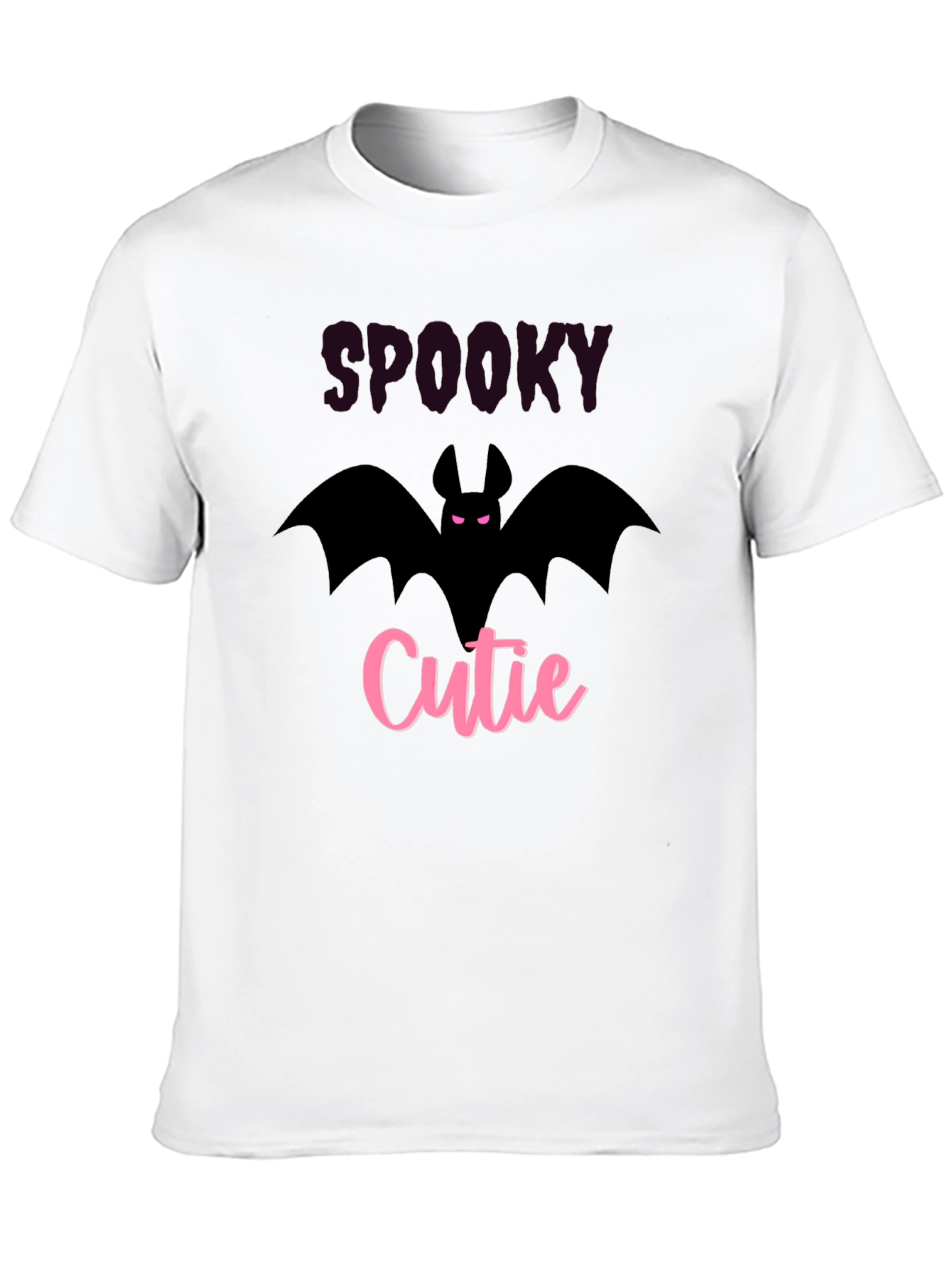 Spooky Cutie Black T-Shirt - Halloween Bat Tee