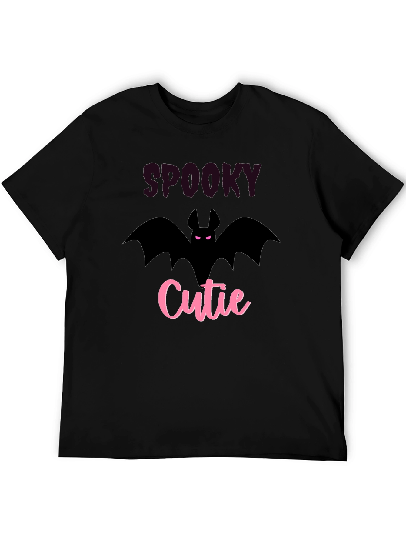 Spooky Cutie Black T-Shirt - Halloween Bat Tee