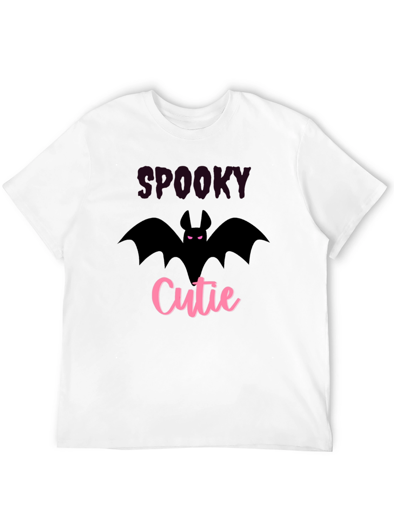 Spooky Cutie Black T-Shirt - Halloween Bat Tee