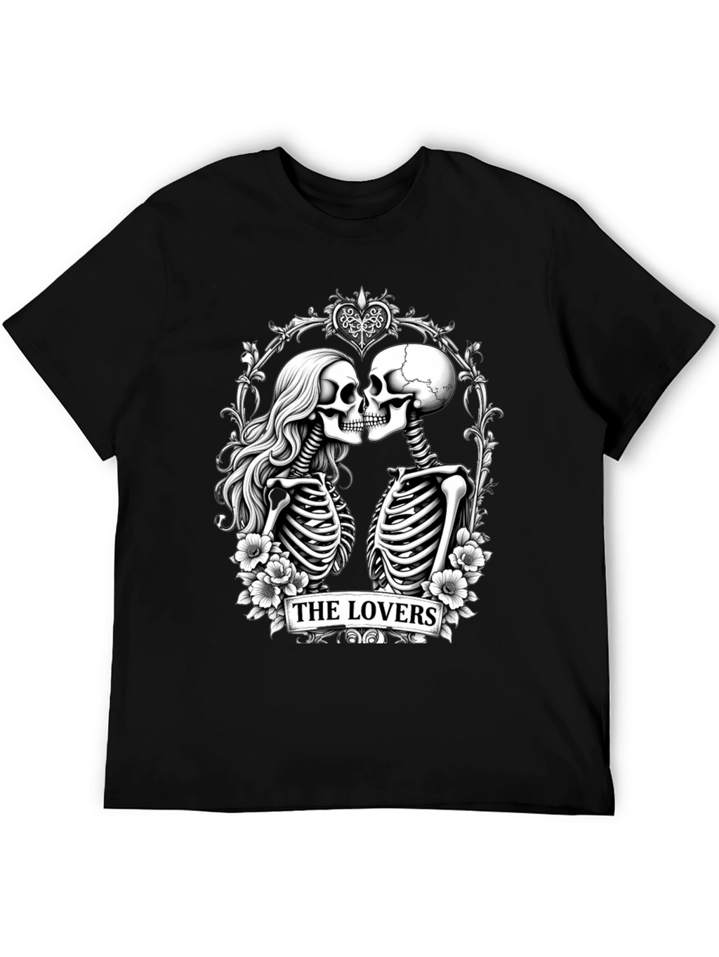 The Lovers Skeleton Graphic T-Shirt