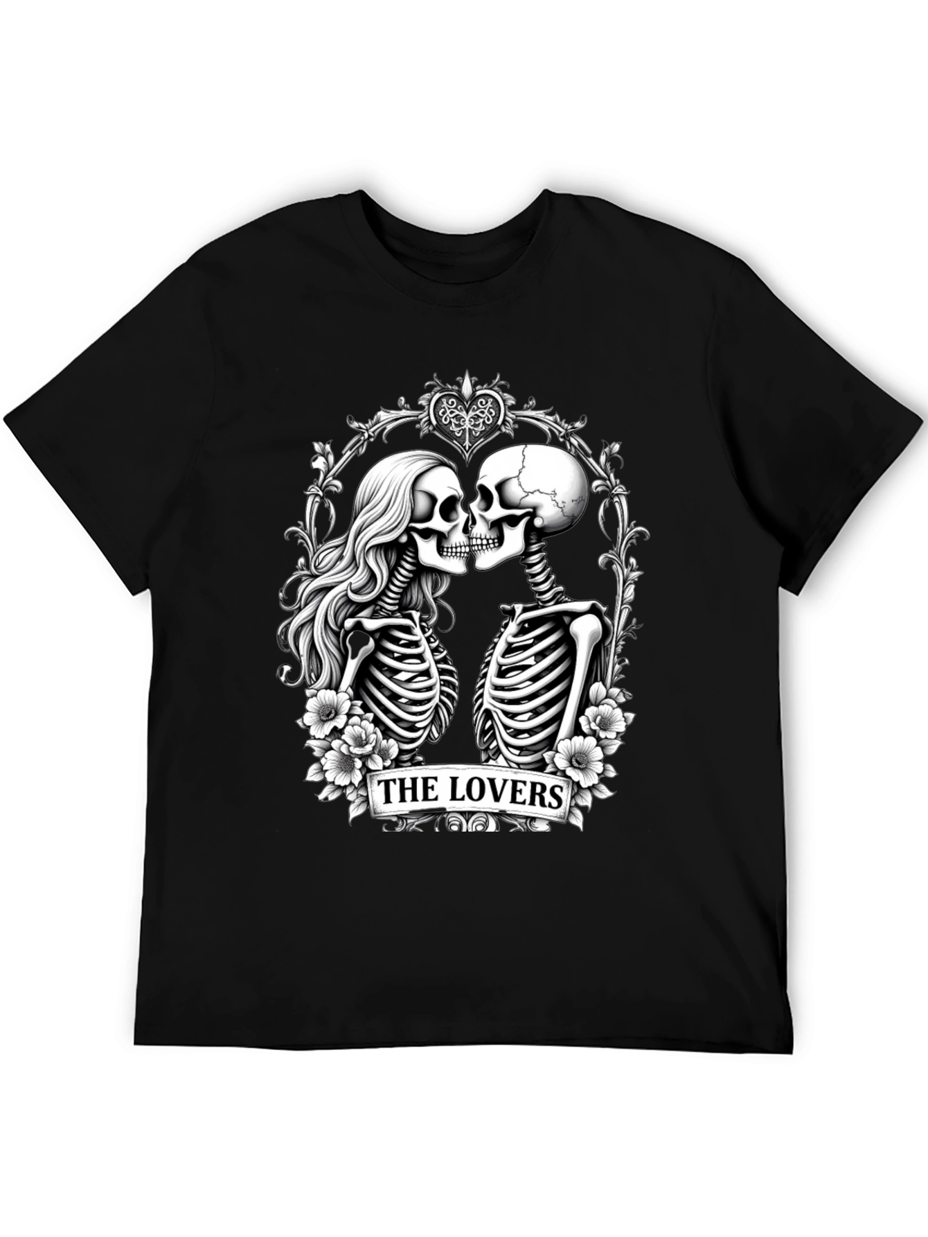 The Lovers Skeleton Graphic T-Shirt