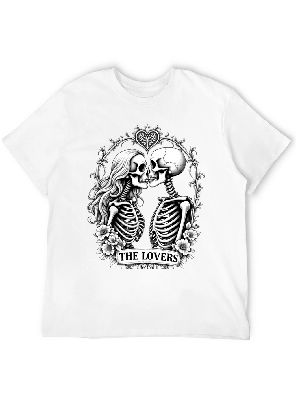 The Lovers Skeleton Graphic T-Shirt