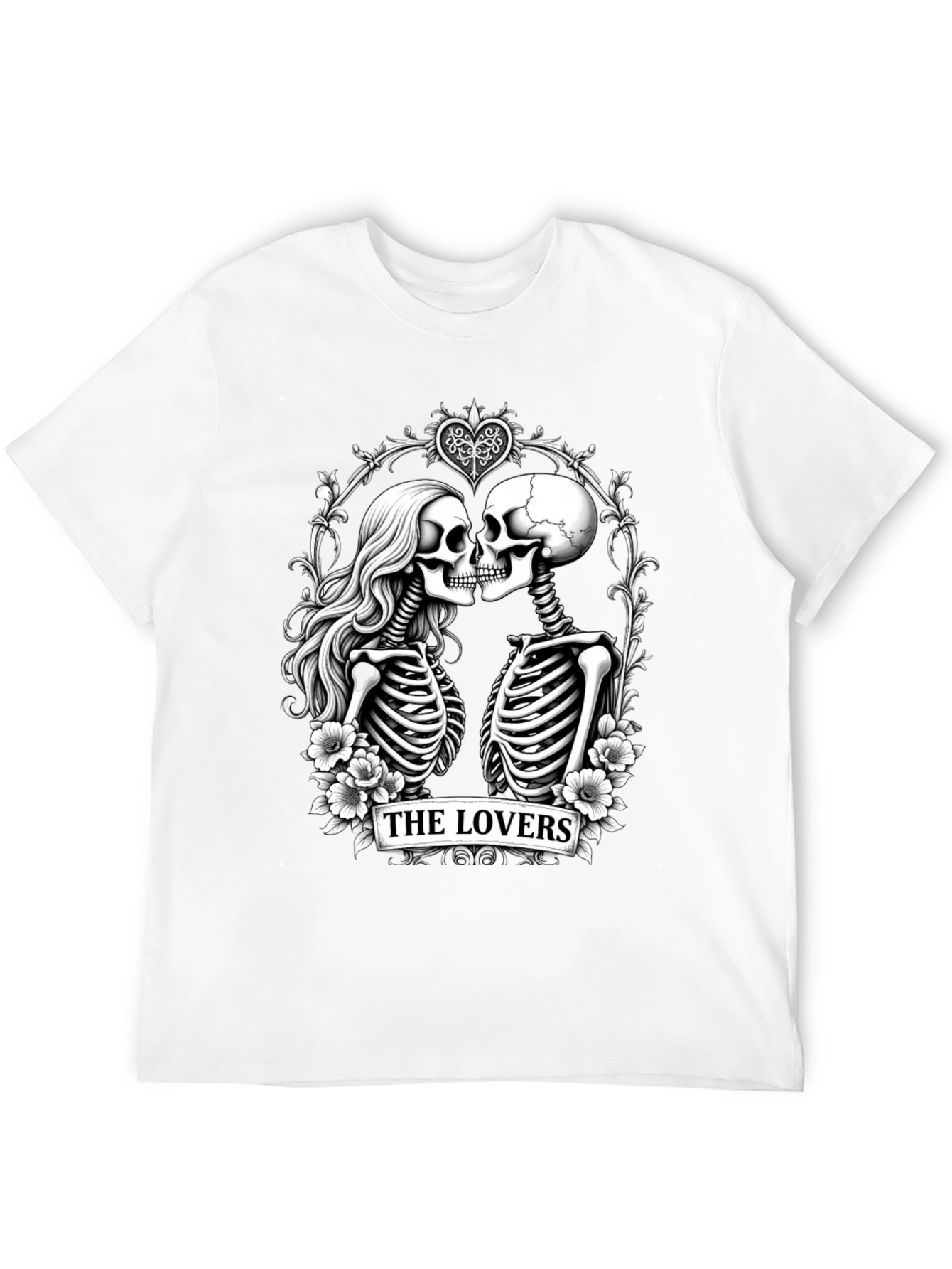 The Lovers Skeleton Graphic T-Shirt