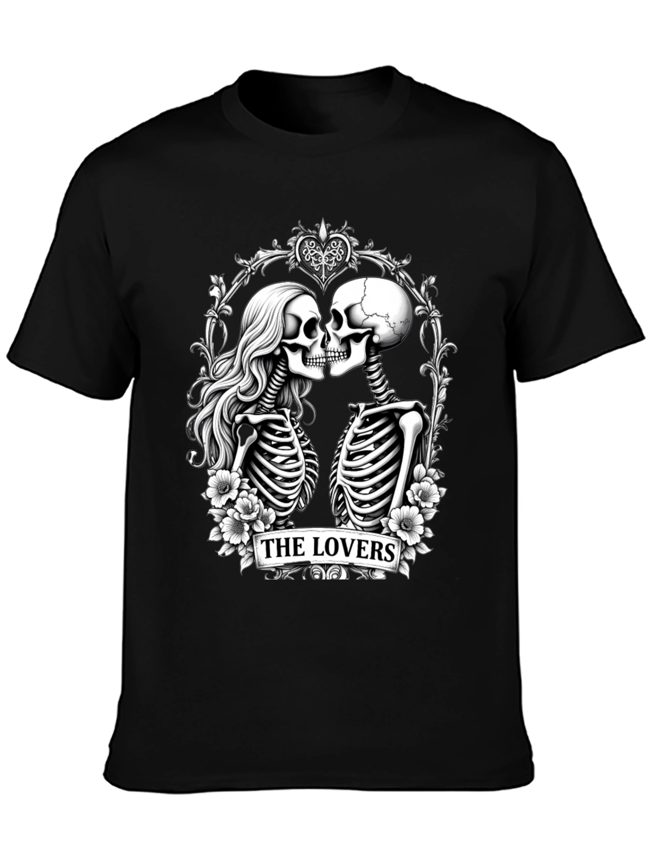 The Lovers Skeleton Graphic T-Shirt