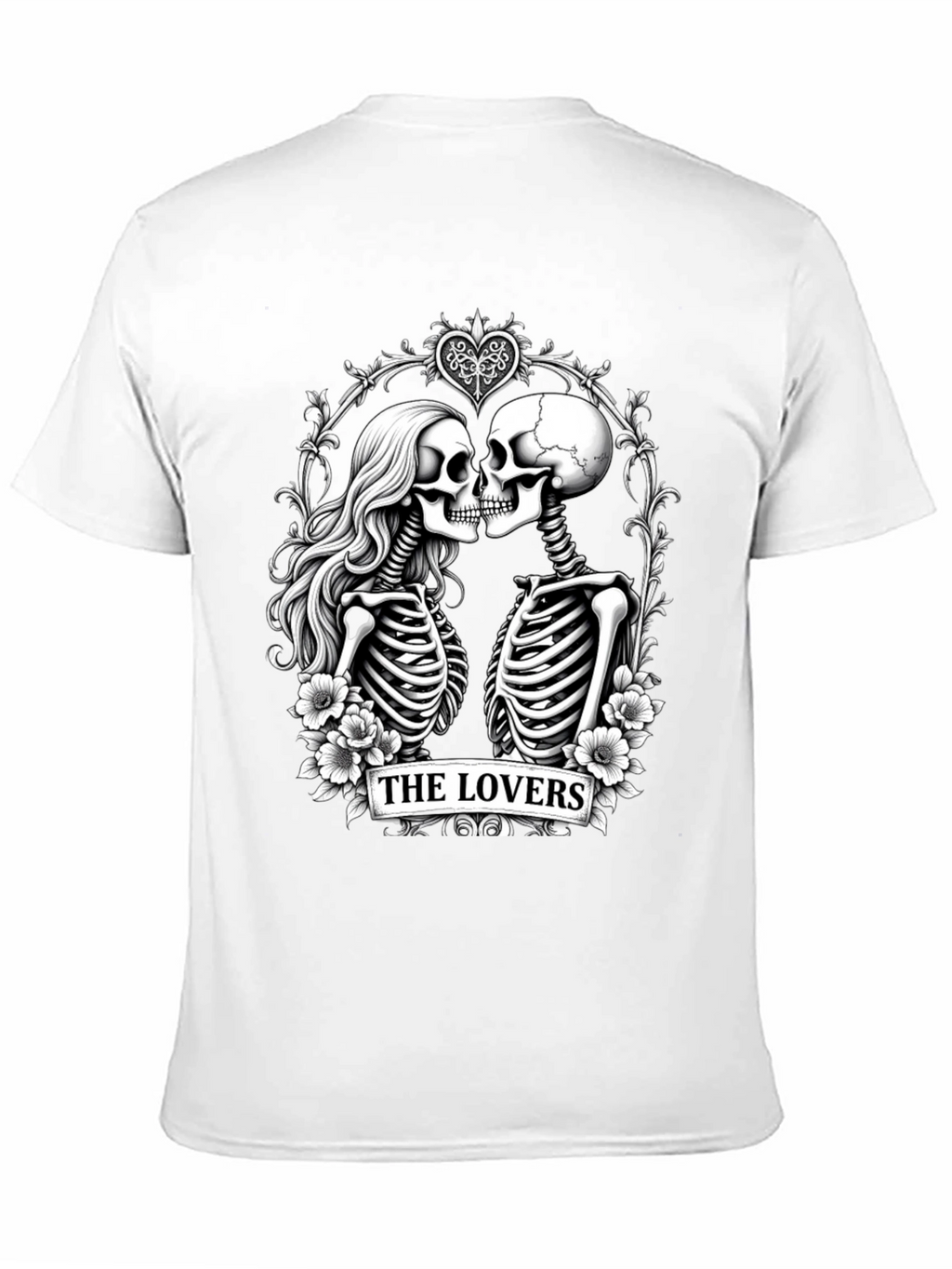 The Lovers Skeleton Graphic T-Shirt