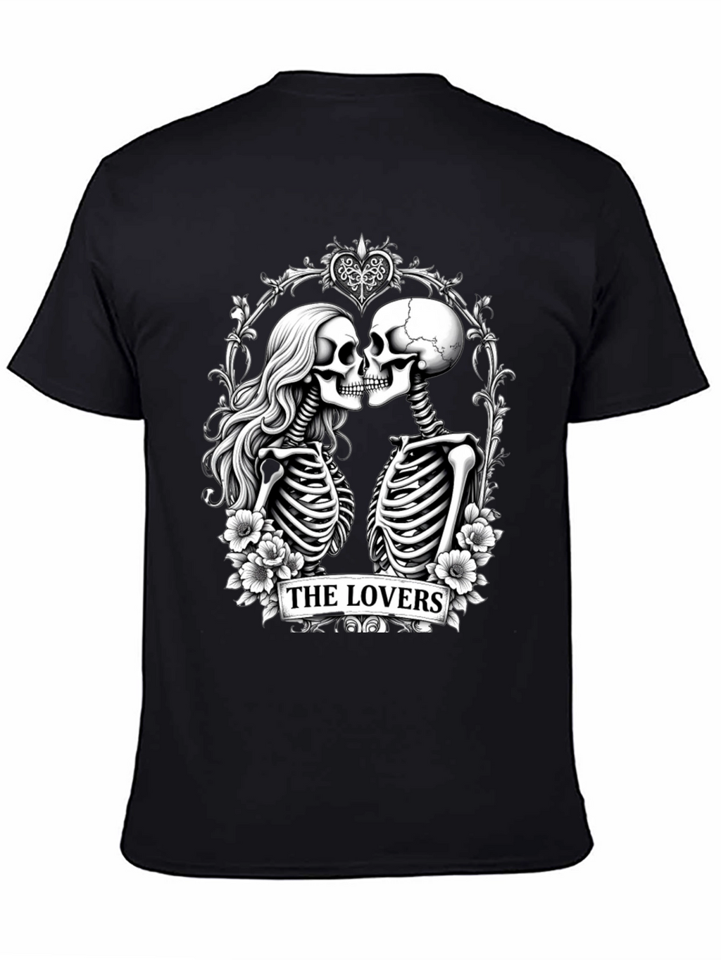 The Lovers Skeleton Graphic T-Shirt