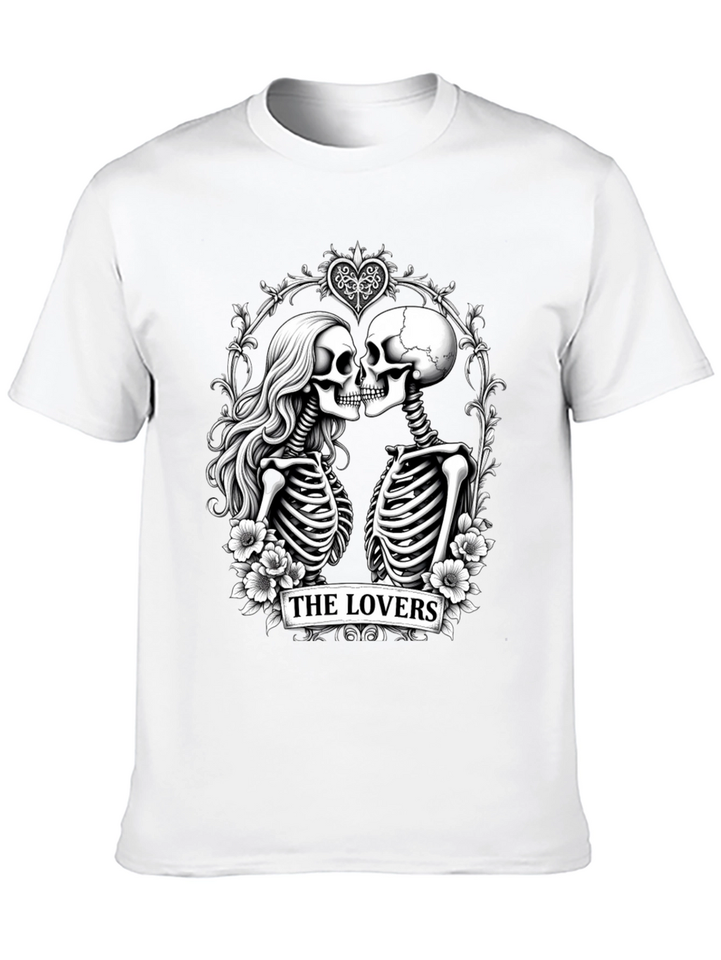 The Lovers Skeleton Graphic T-Shirt