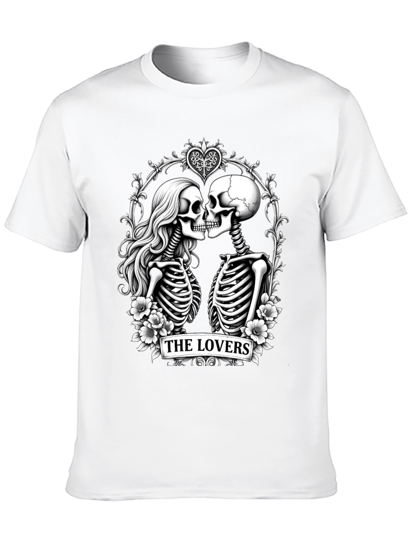 The Lovers Skeleton Graphic T-Shirt