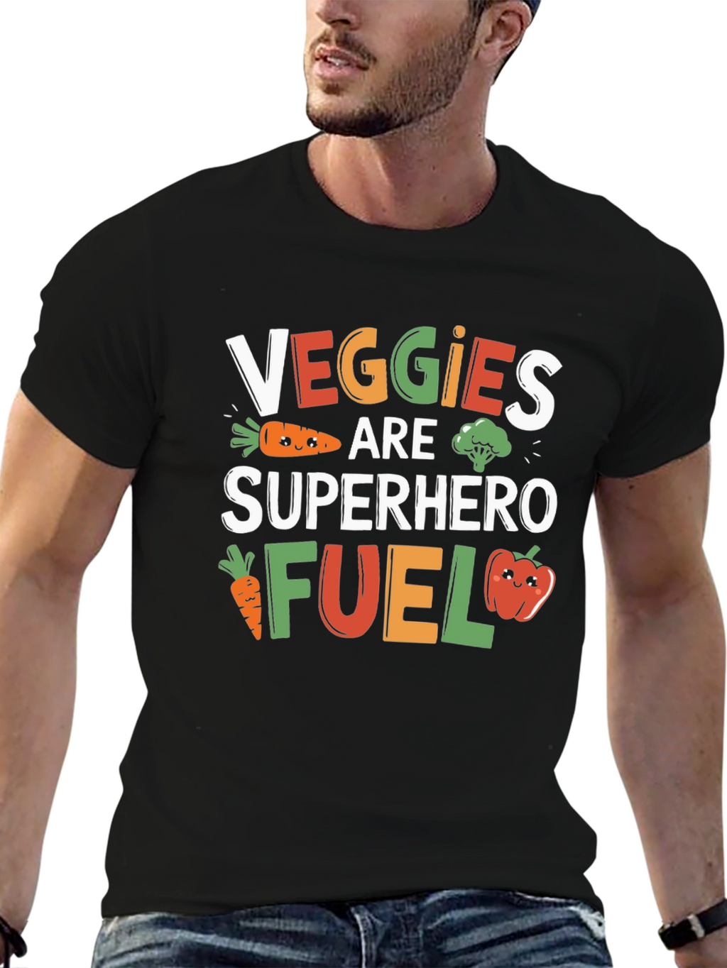 Veggies are Superhero Fuel T-Shirt