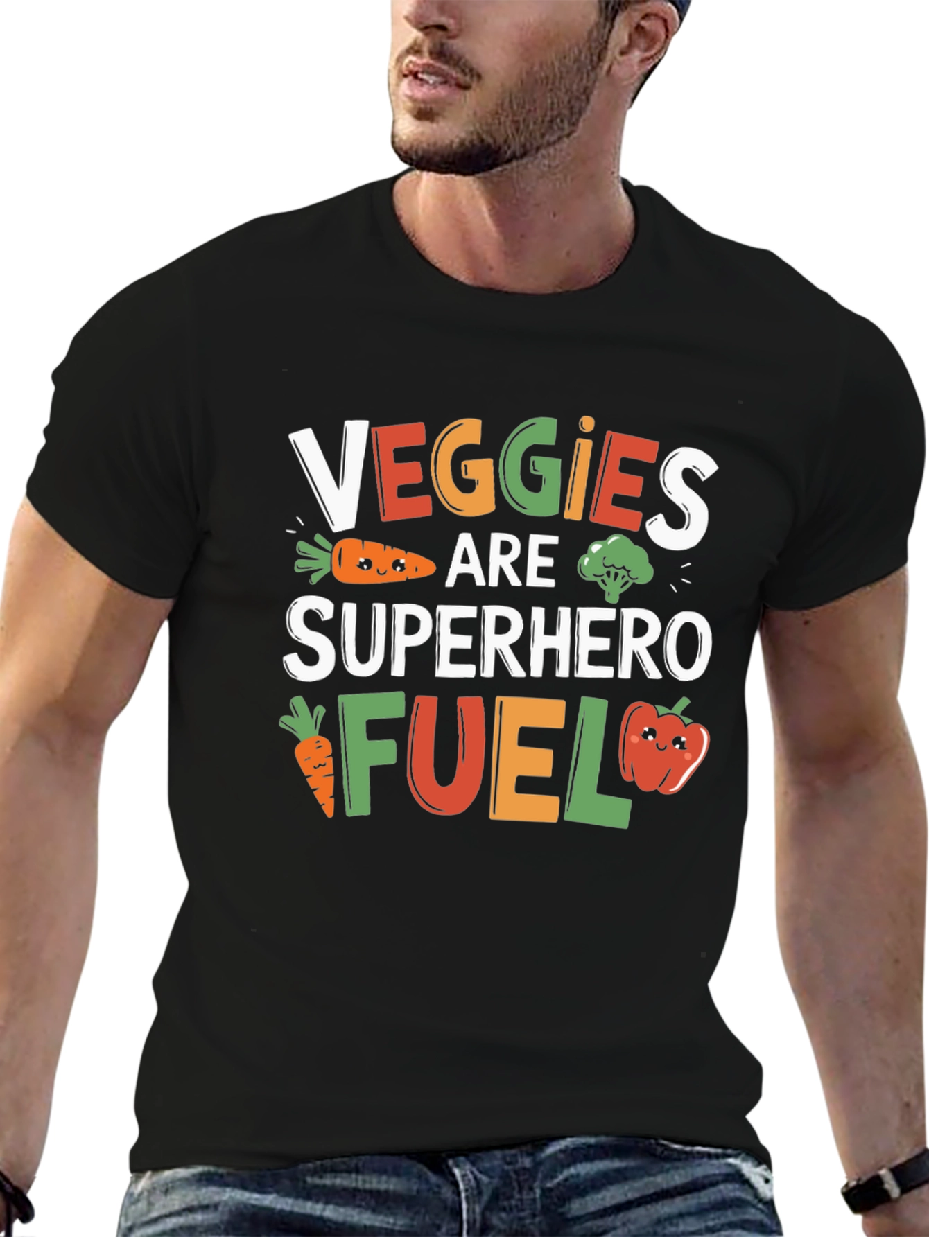 Veggies are Superhero Fuel T-Shirt