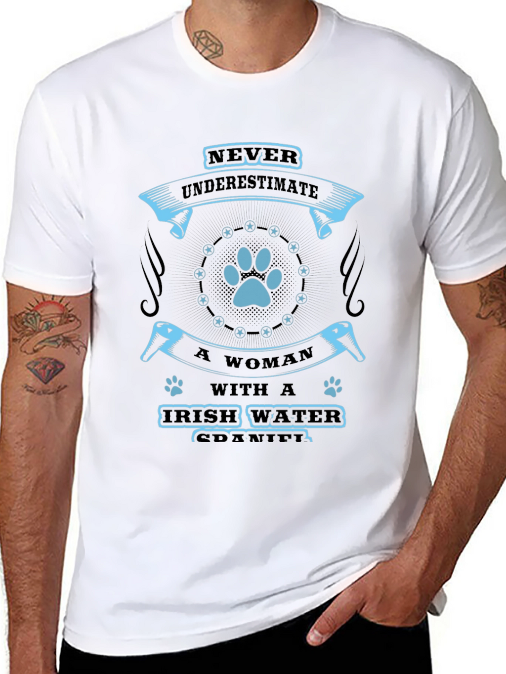Irish Water Spaniel Womans T-Shirt