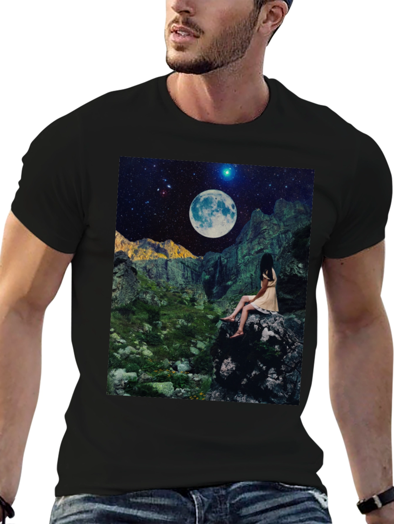 Cosmic Moonlit T-Shirt