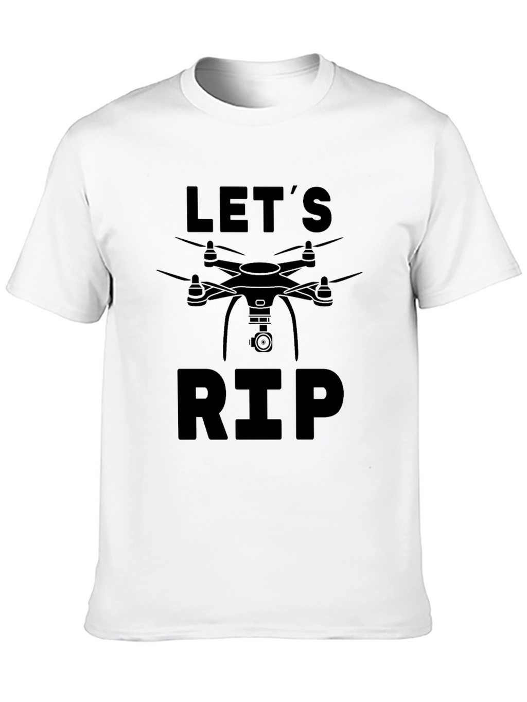 Lets RIP Drone Graphic Tee - Black