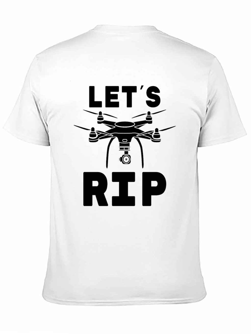 Lets RIP Drone Graphic Tee - Black