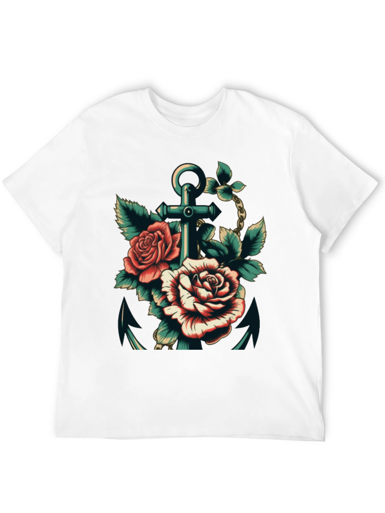 Anchor & Roses Graphic Tee
