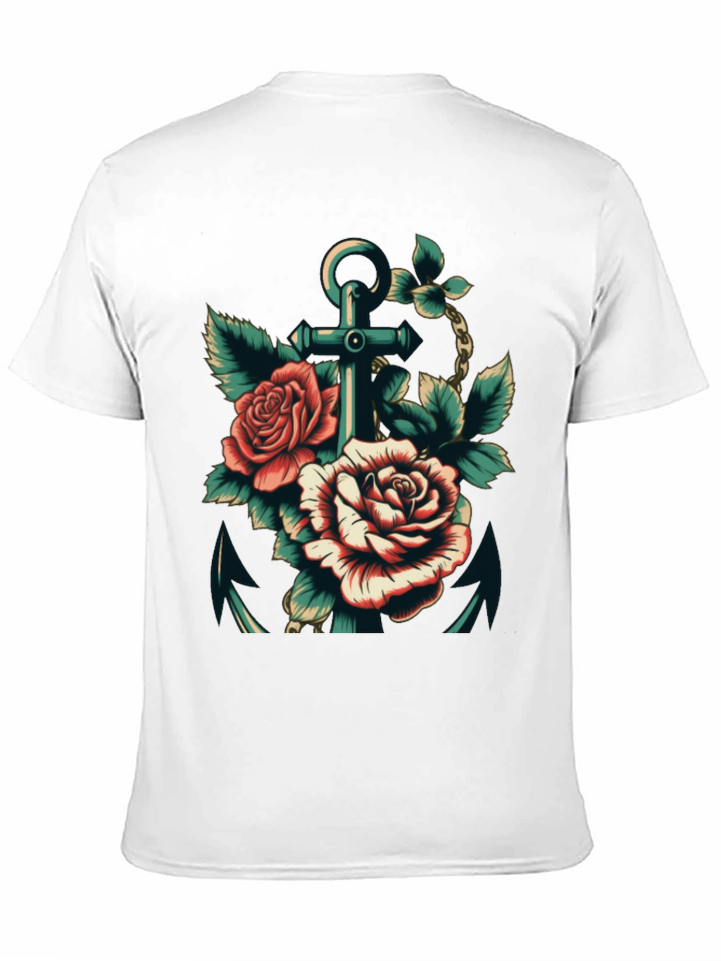 Anchor & Roses Graphic Tee
