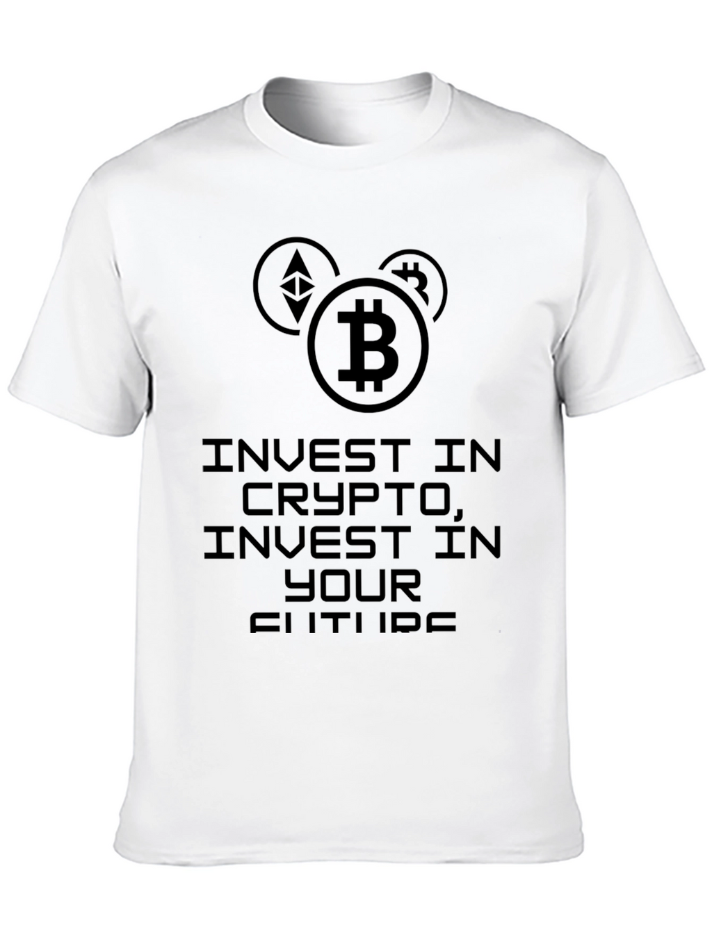 Invest in Crypto Black T-Shirt