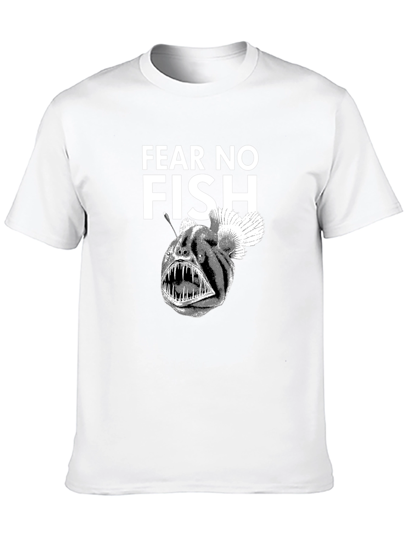 Fear No Fish Black Angler T-Shirt
