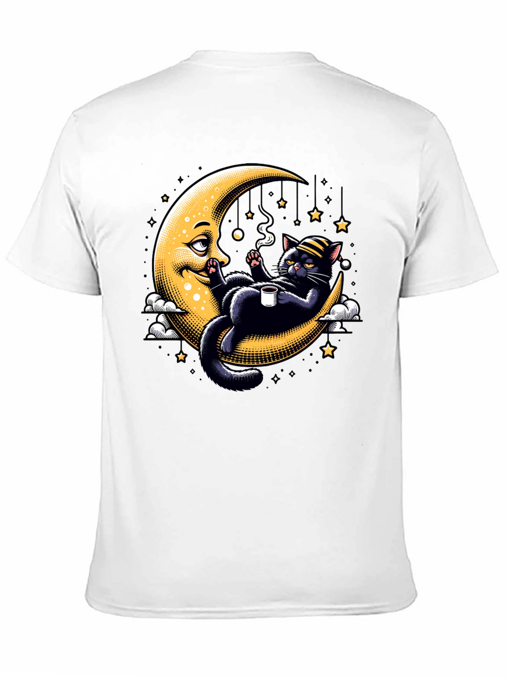 Cool Cat on Moon T-Shirt