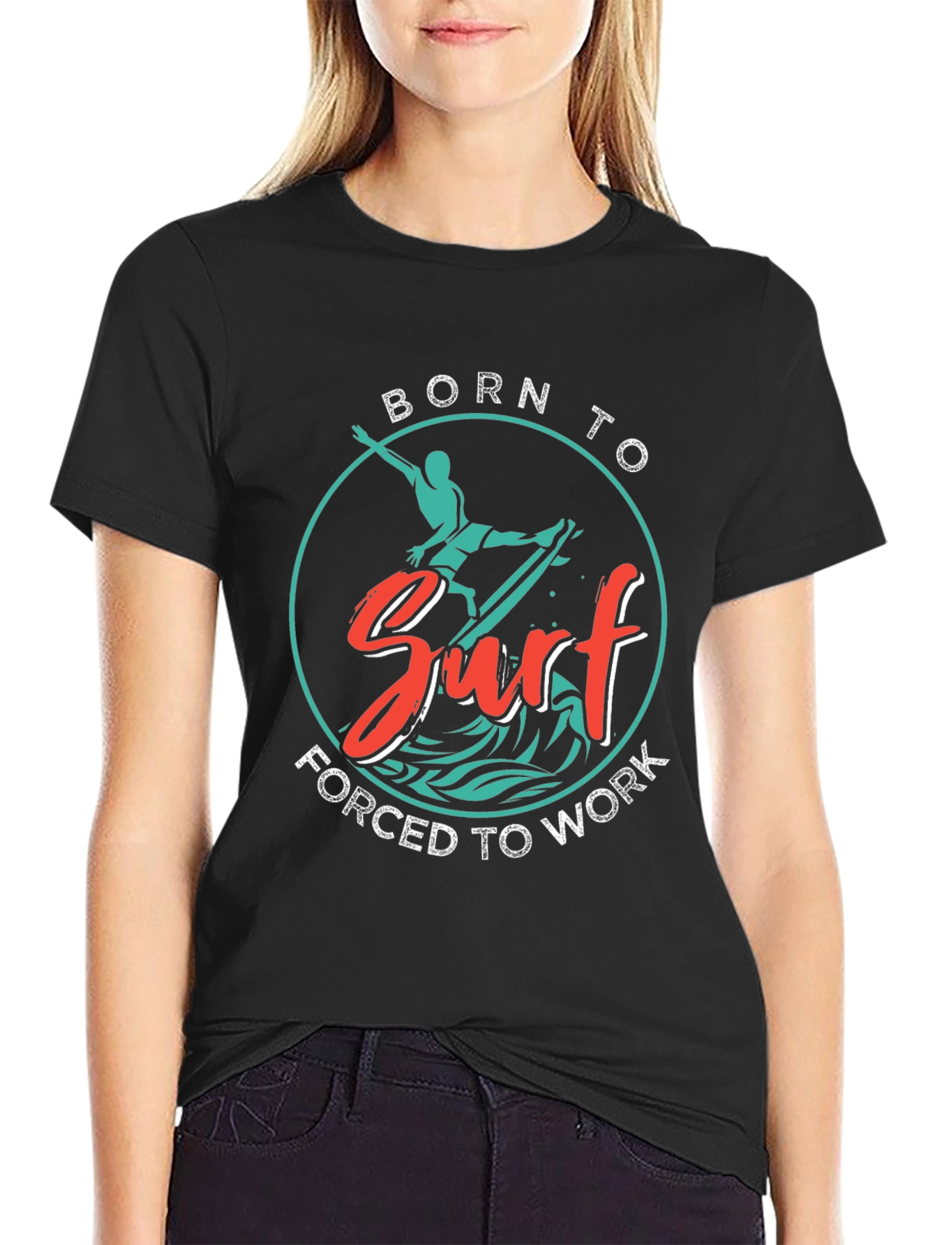 Born to Surf Graphic T-Shirt