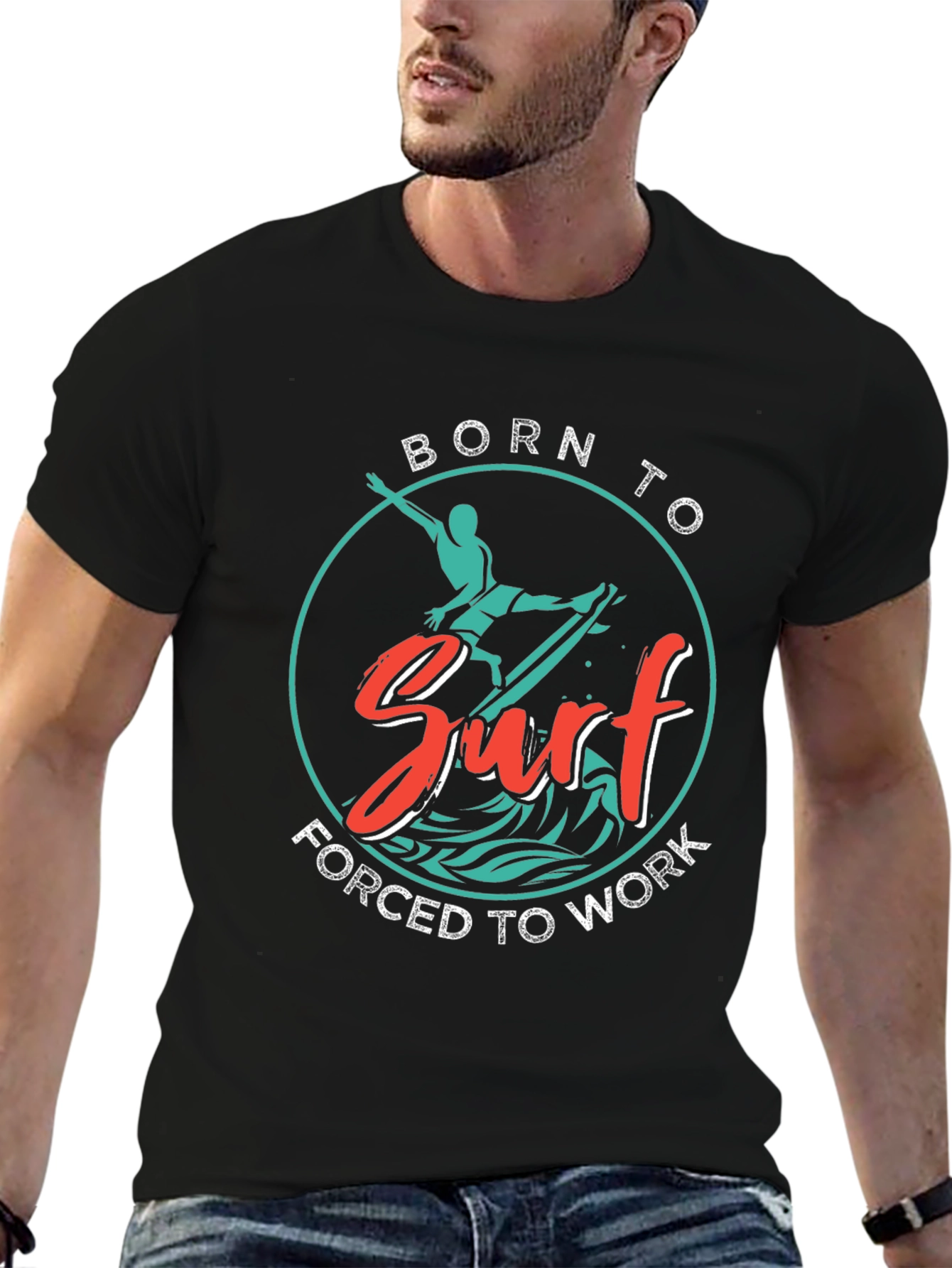 Born to Surf Graphic T-Shirt