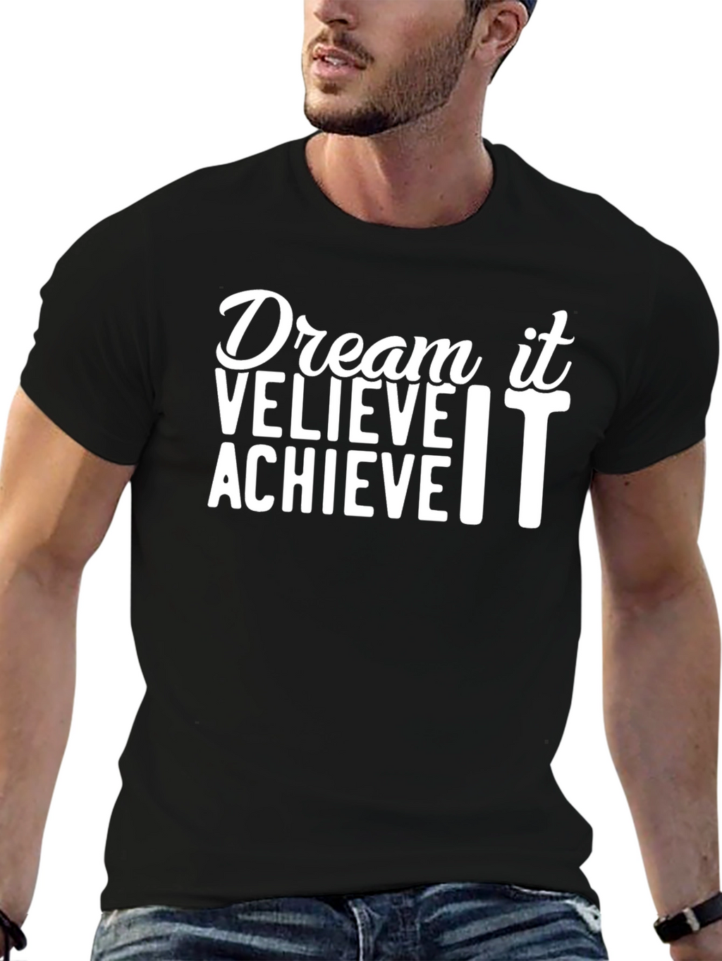 Dream Believe Achieve Motivational T-Shirt