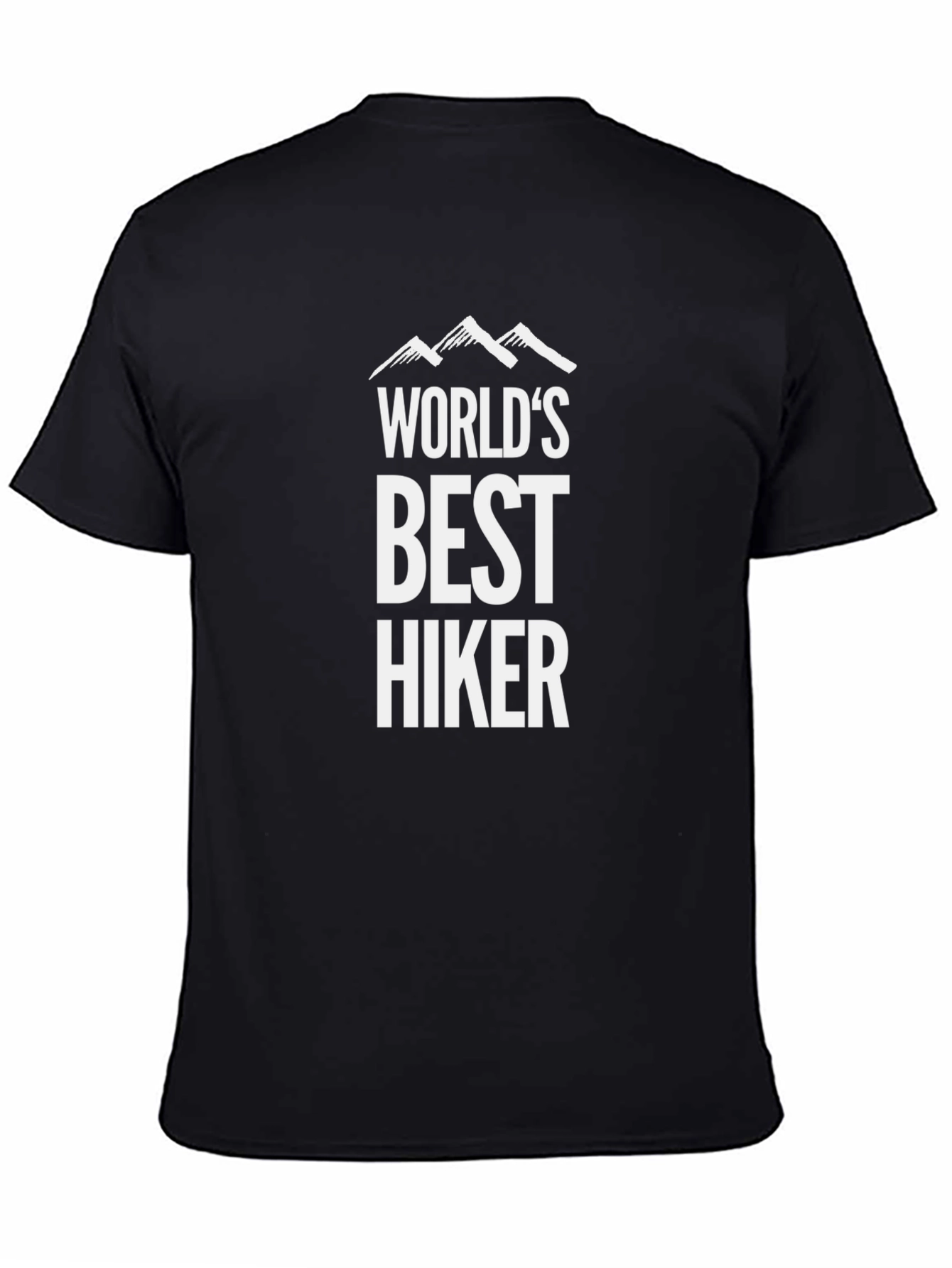 Worlds Best Hiker T-Shirt - Mountain Design