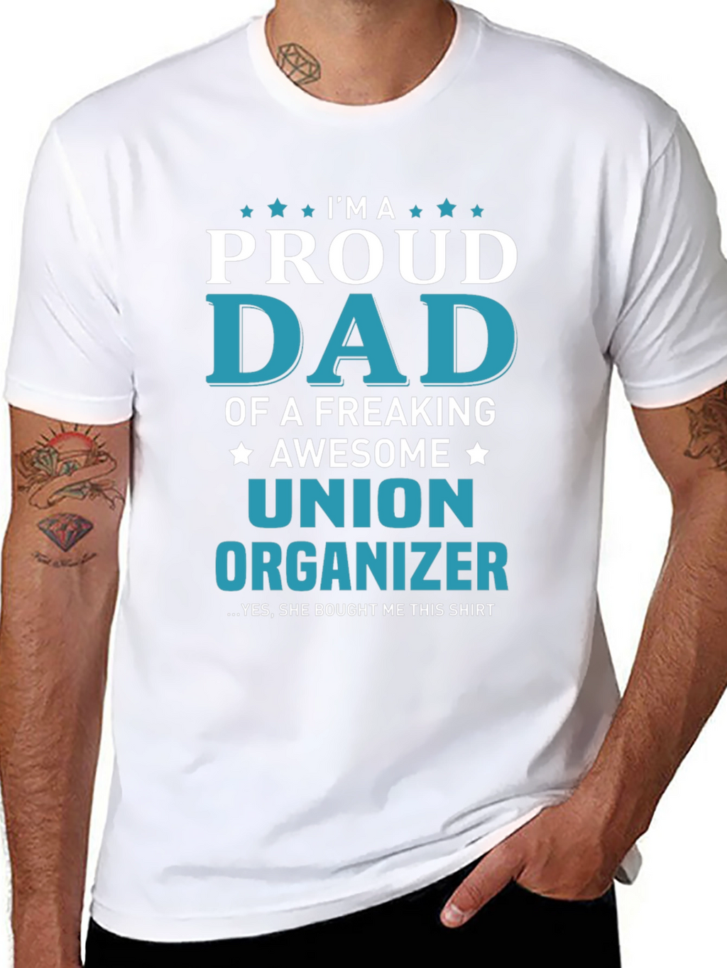 Proud Dad of a Union Organizer T-Shirt