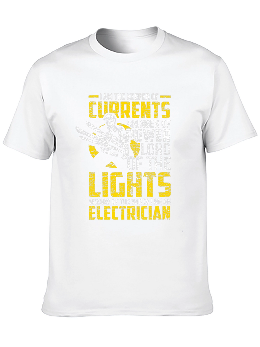 Electrician T-Shirt: Keeper of Currents Lord of Lights