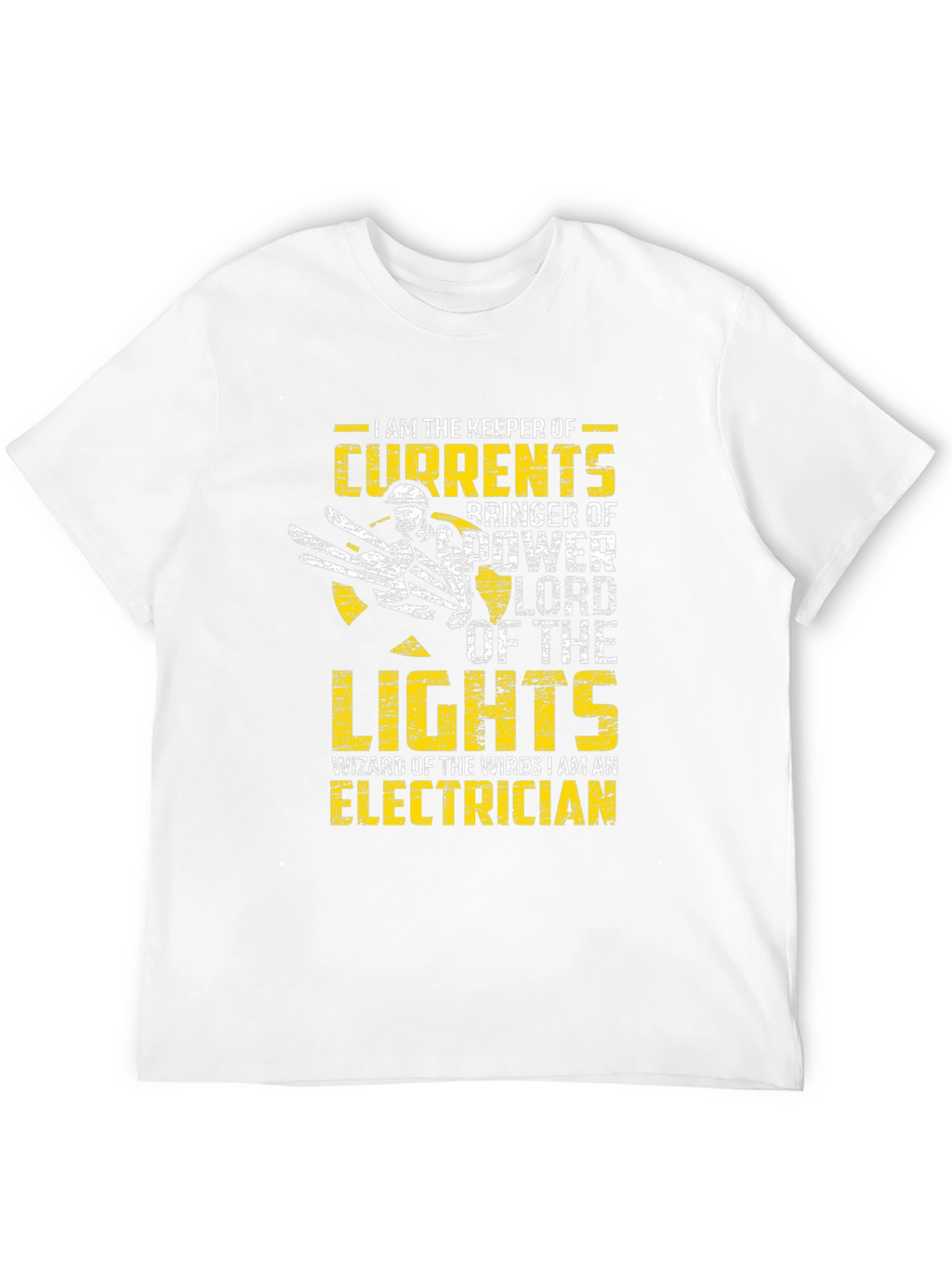 Electrician T-Shirt: Keeper of Currents Lord of Lights