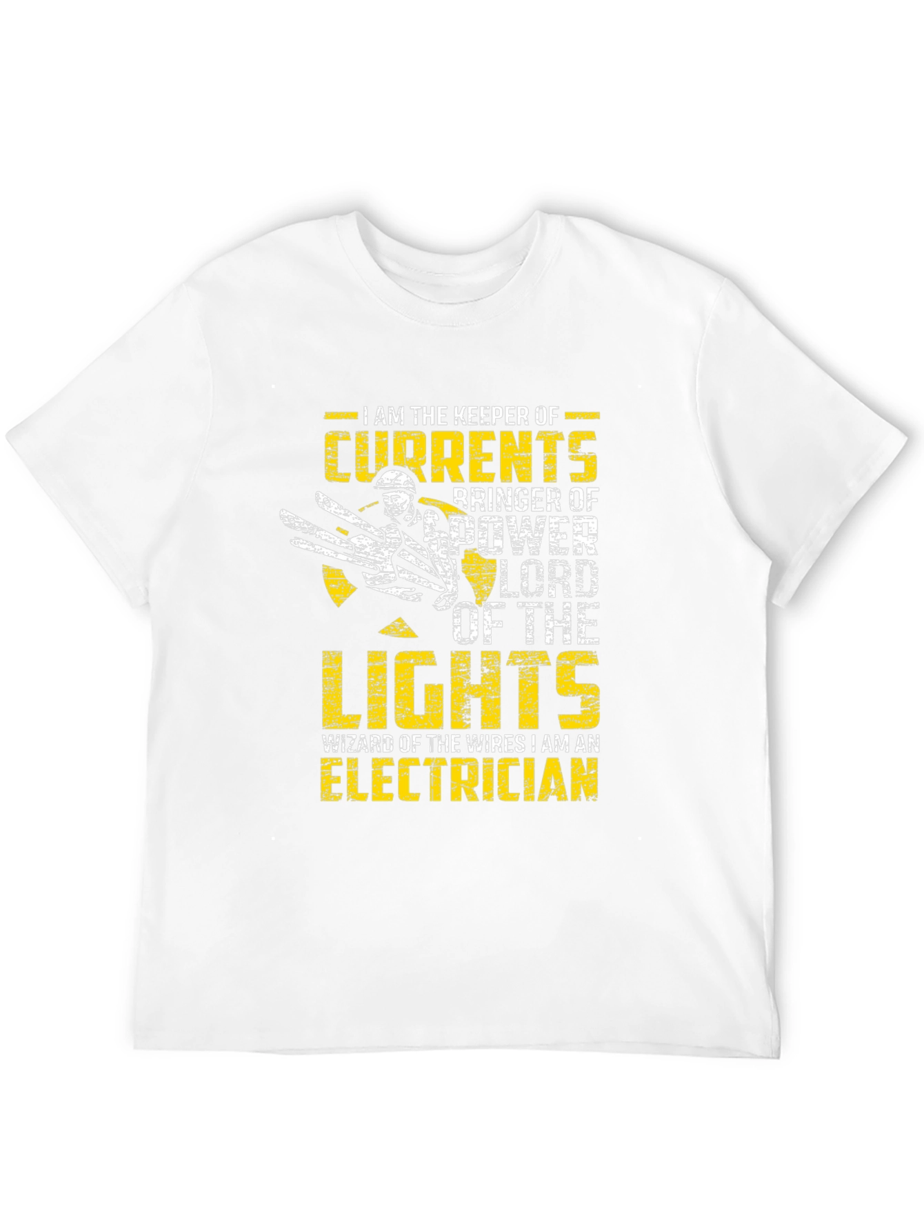 Electrician T-Shirt: Keeper of Currents Lord of Lights
