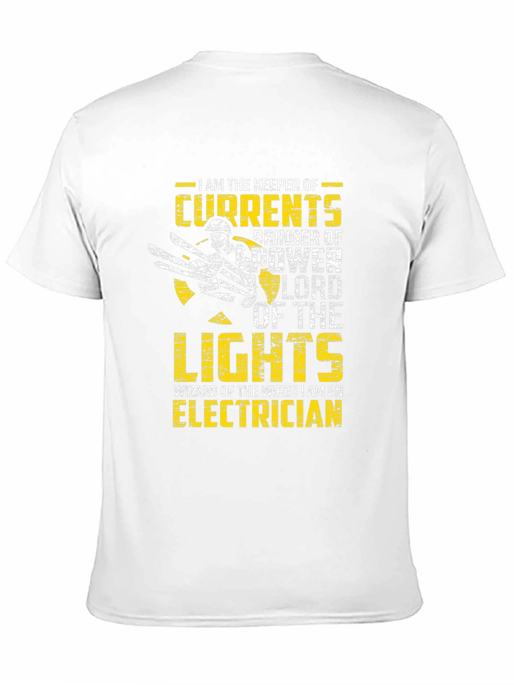 Electrician T-Shirt: Keeper of Currents Lord of Lights
