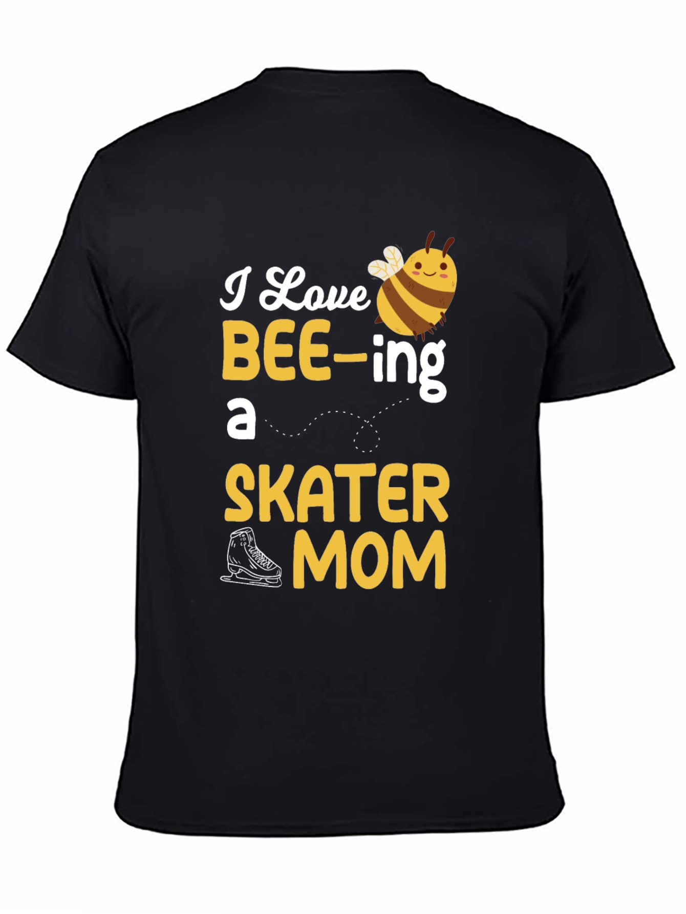 I Love BEE-ing a Skater Mom Graphic T-Shirt