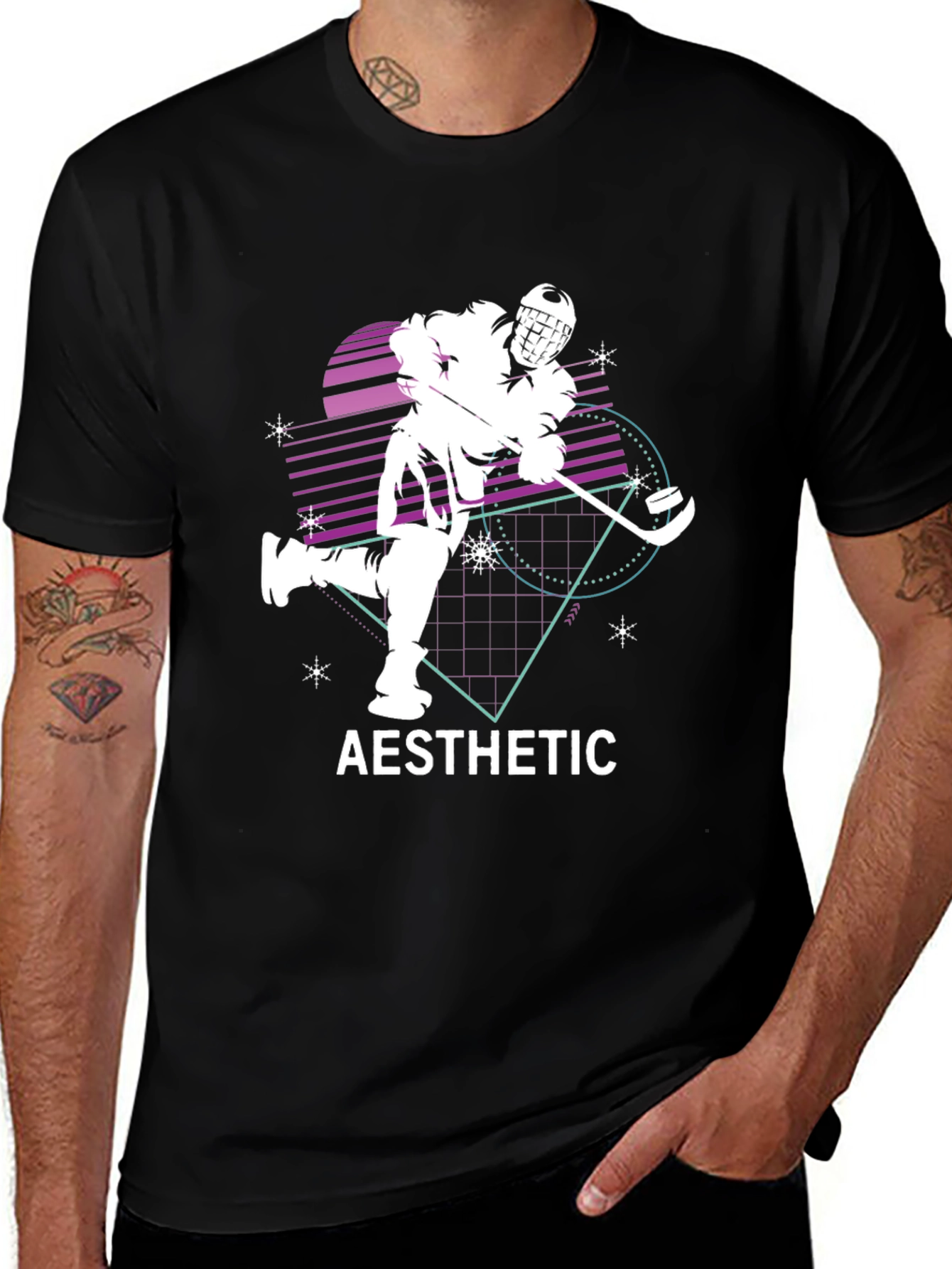 Aesthetic Hockey Graphic Tee