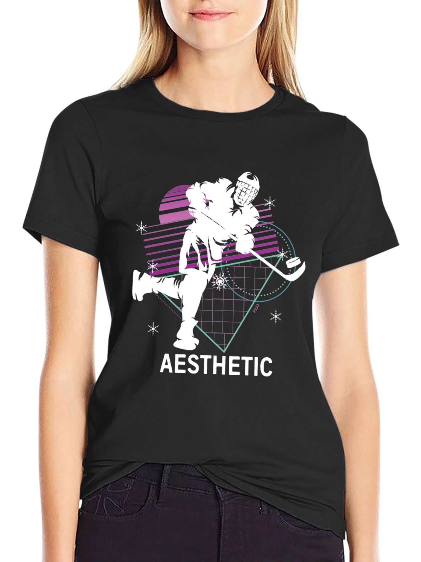 Aesthetic Hockey Graphic Tee