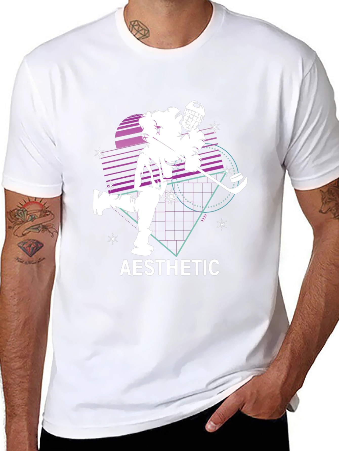Aesthetic Hockey Graphic Tee
