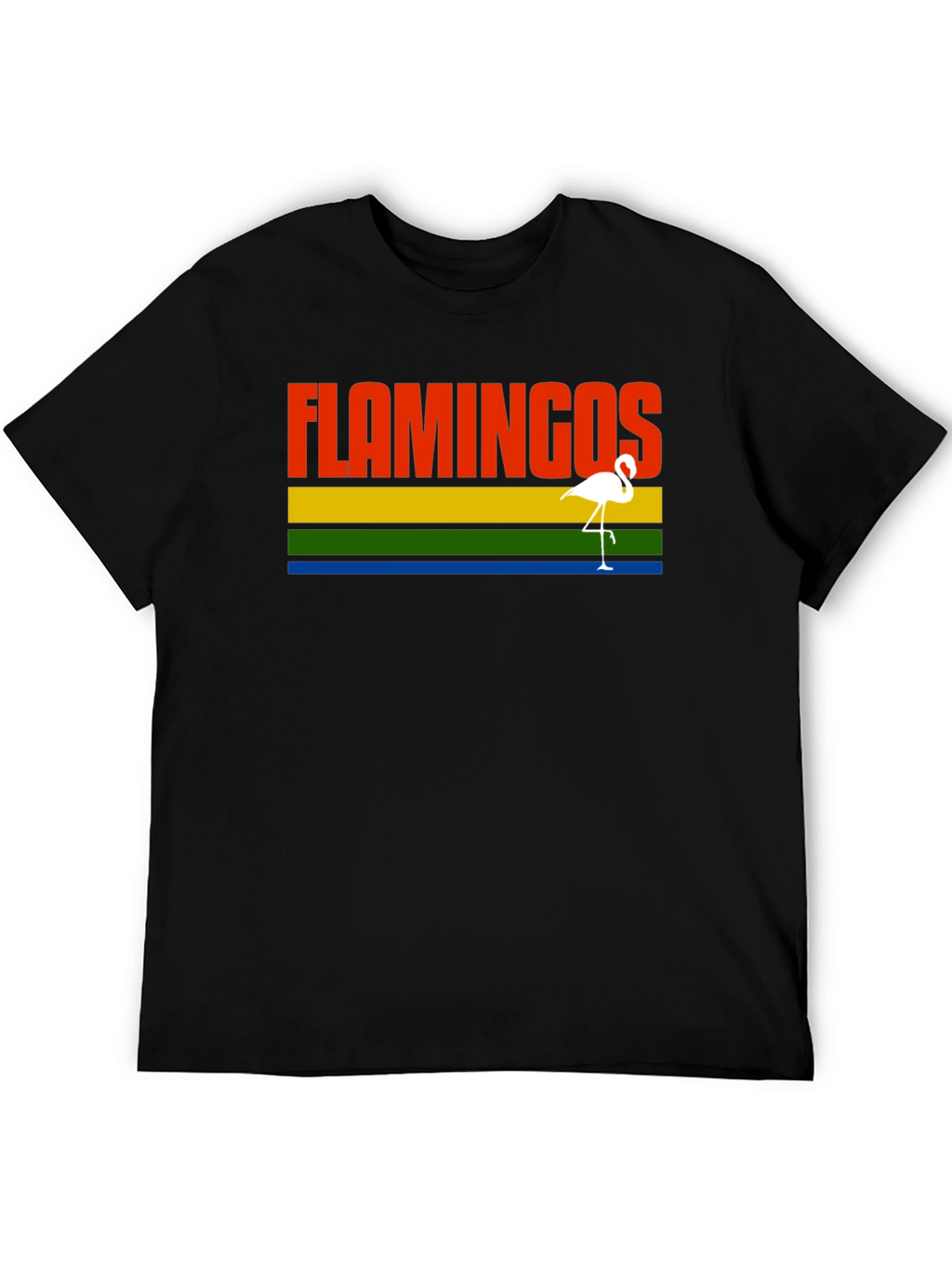 Flamingos Graphic Tee - Retro Style