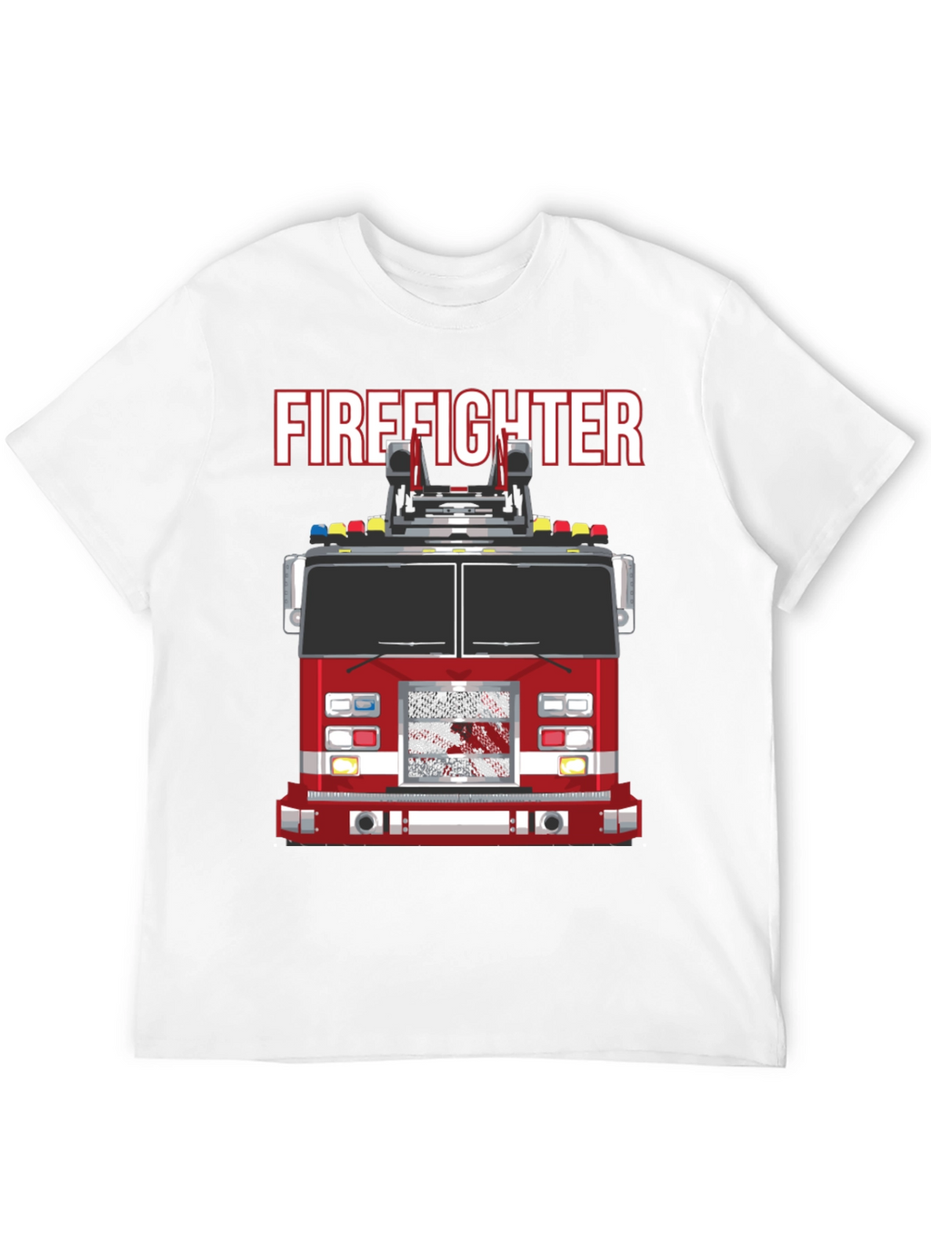 Firefighter Truck Graphic Tee