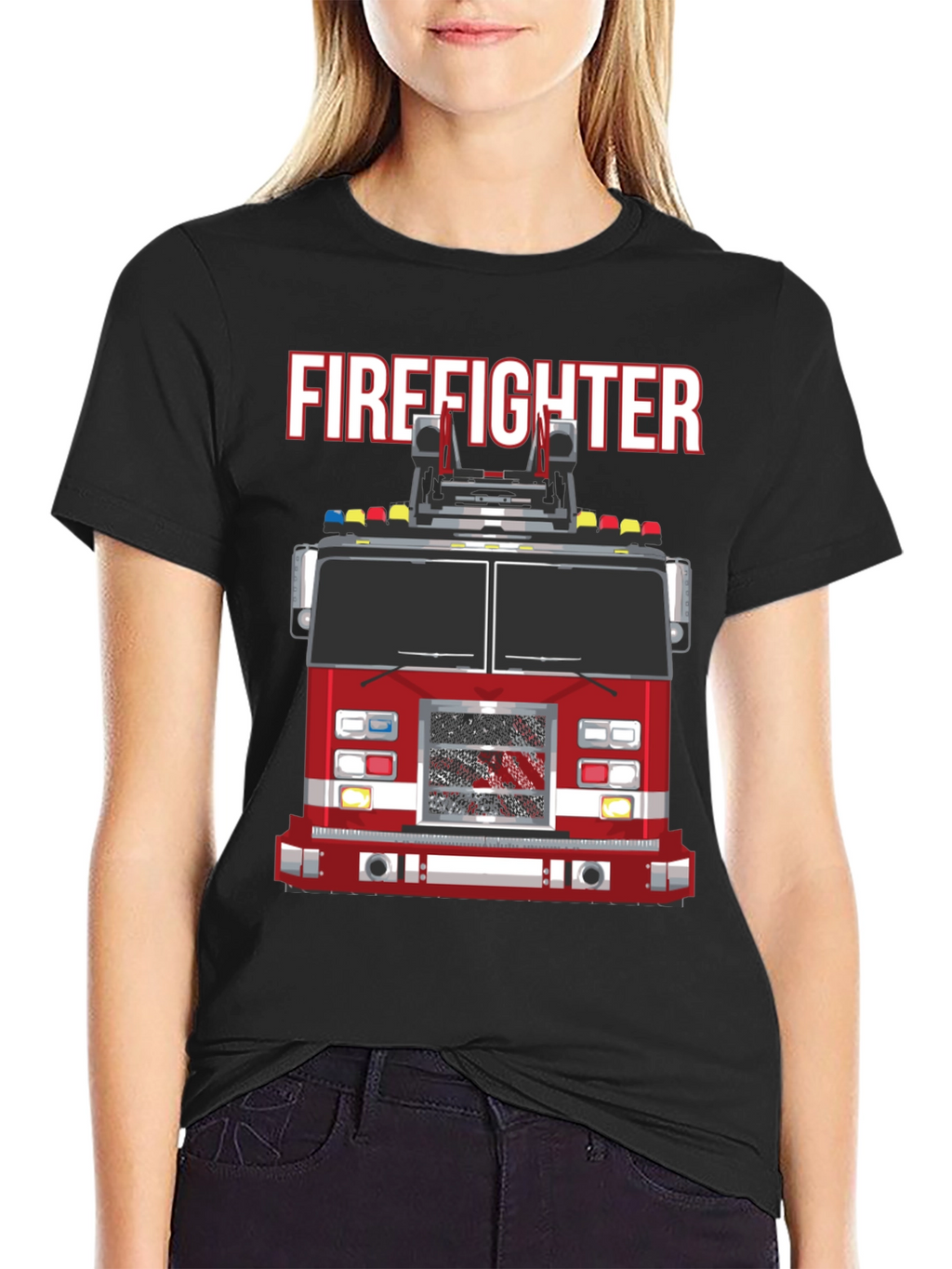 Firefighter Truck Graphic Tee