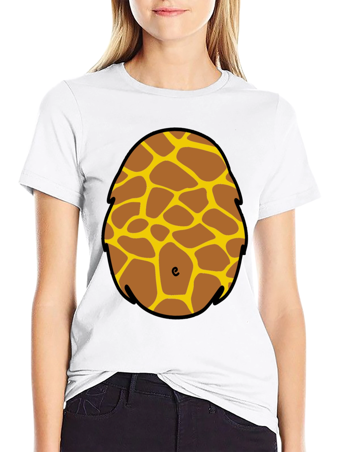 Giraffe Costume T-Shirt: Fun Animal Print Tee