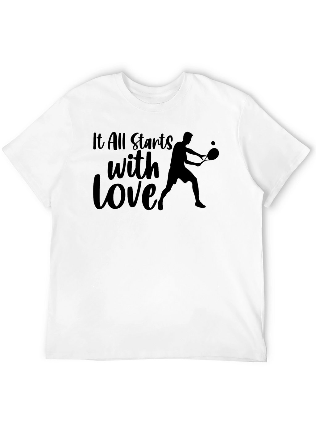 Tennis Love Graphic Tee - All Starts with Love