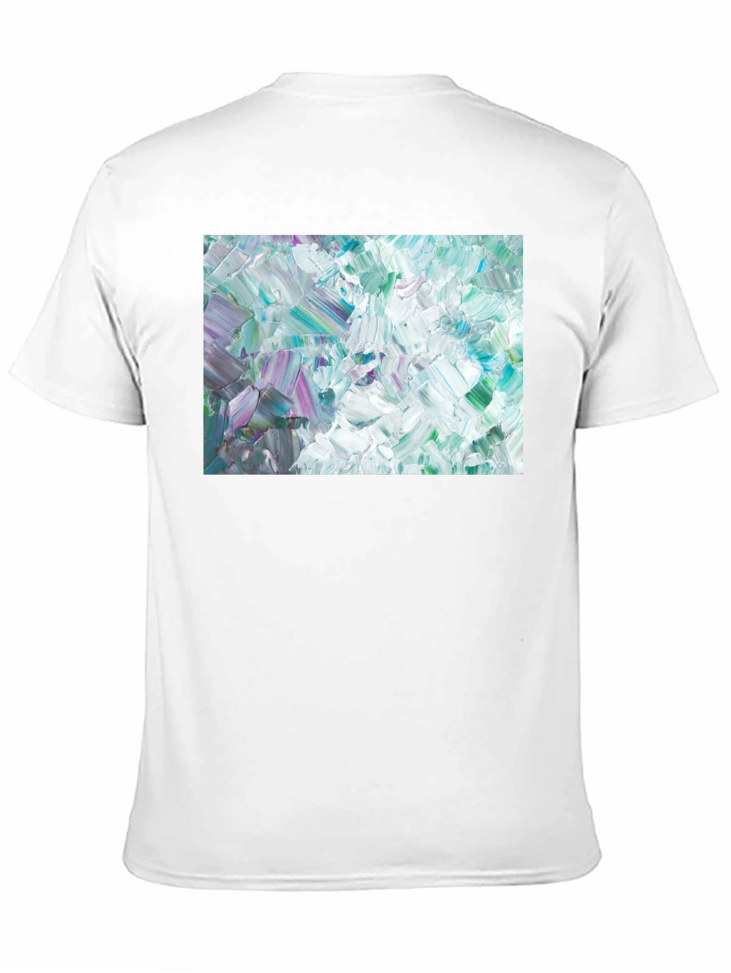 Abstract Art Crew Neck Tee - Modern Expression
