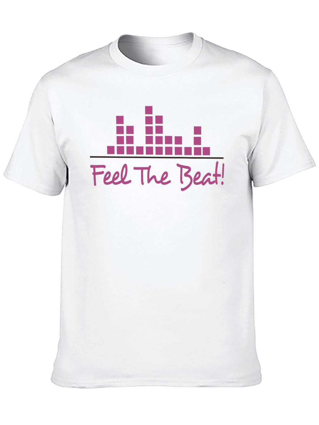 Feel The Beat Graphic T-Shirt - Black