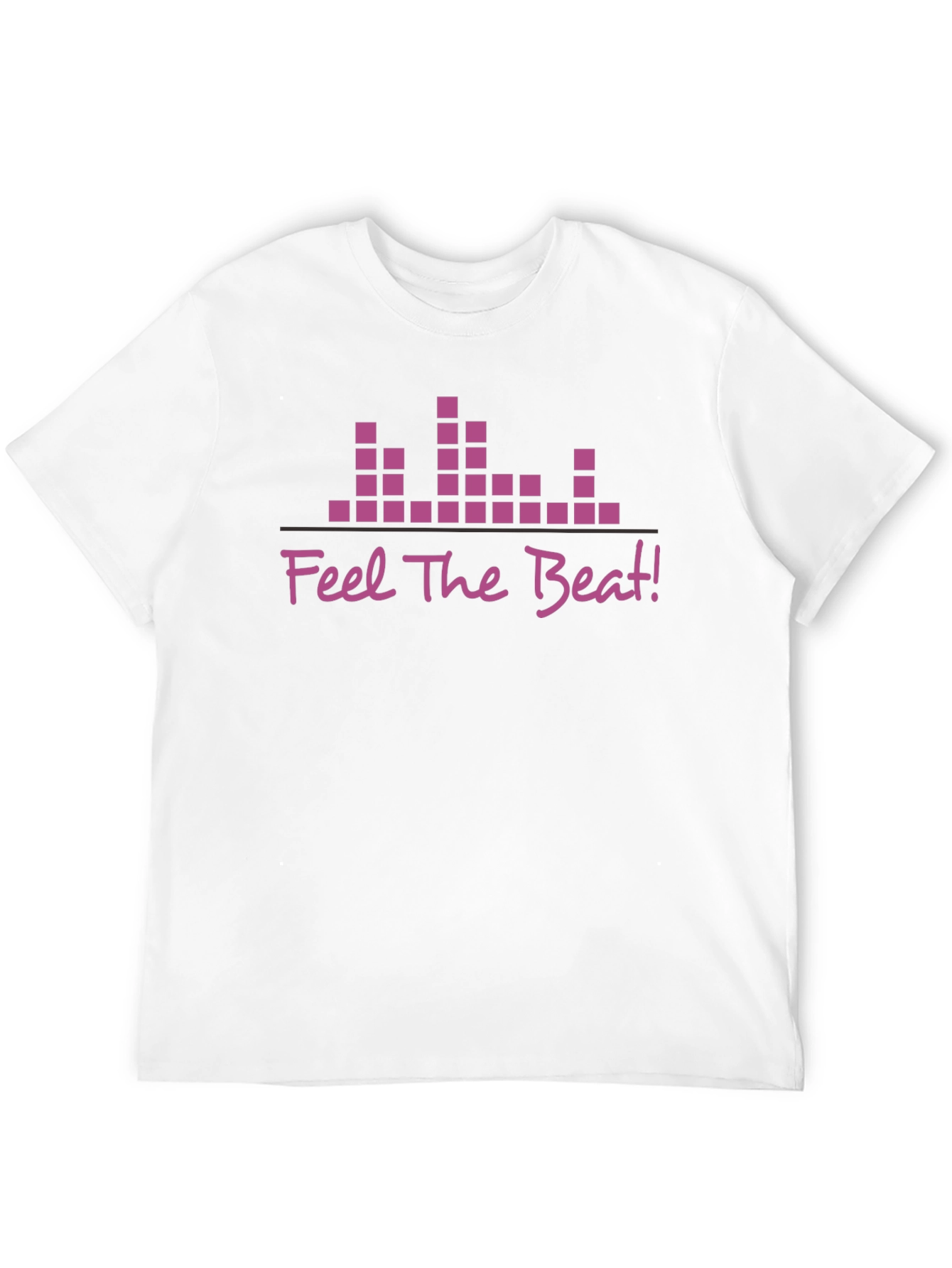 Feel The Beat Graphic T-Shirt - Black