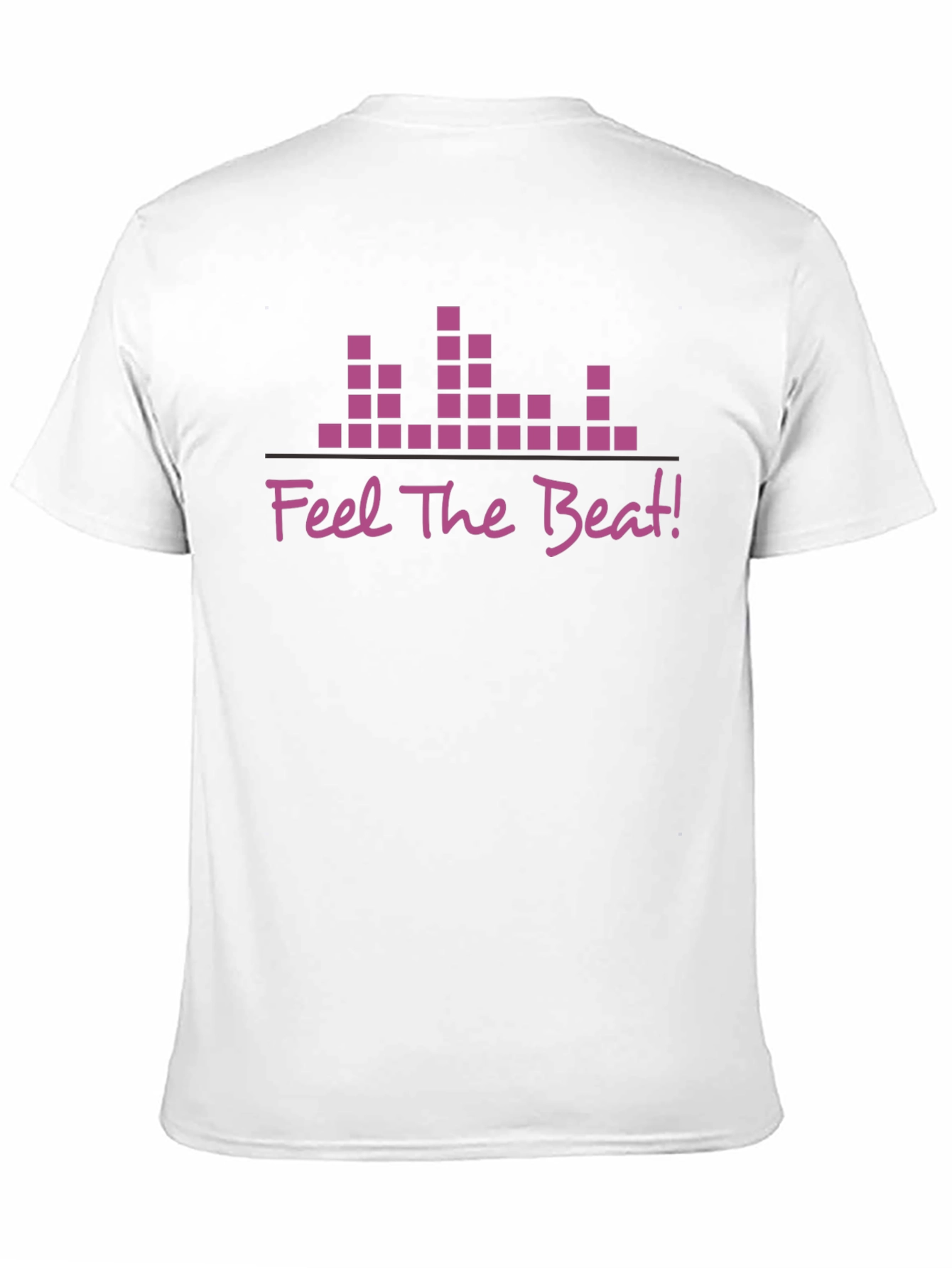 Feel The Beat Graphic T-Shirt - Black