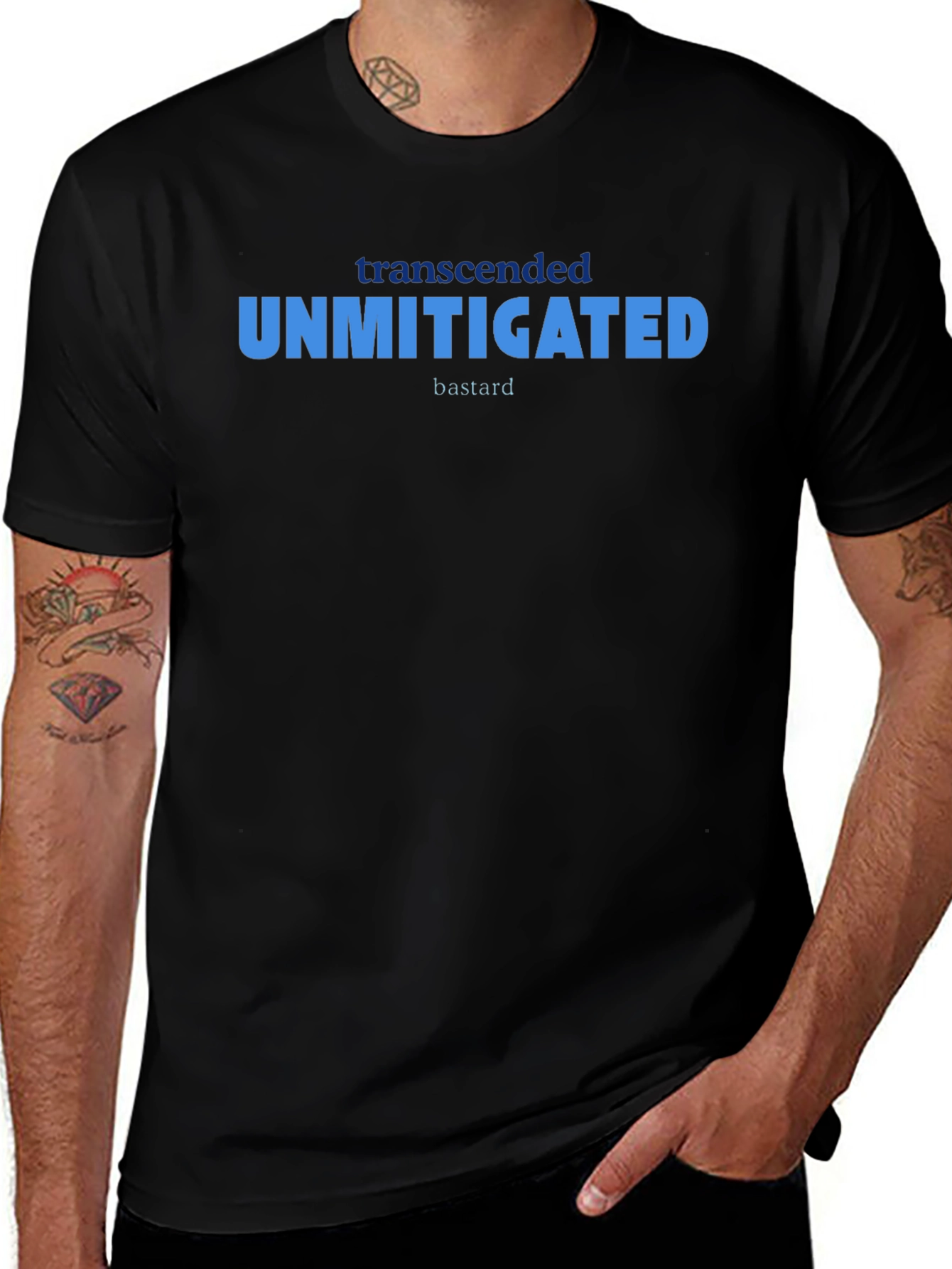 Unmitigated Bastard T-Shirt - Black Graphic Tee