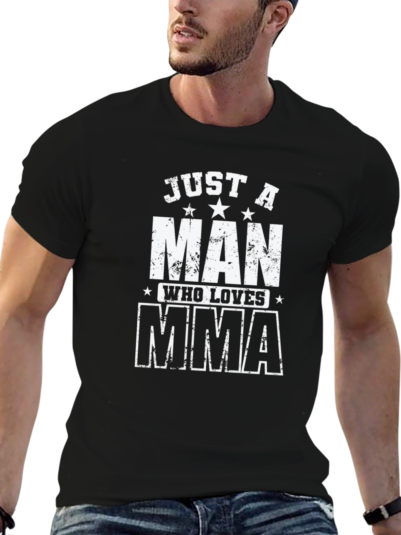 Just a Man Who Loves MMA T-Shirt